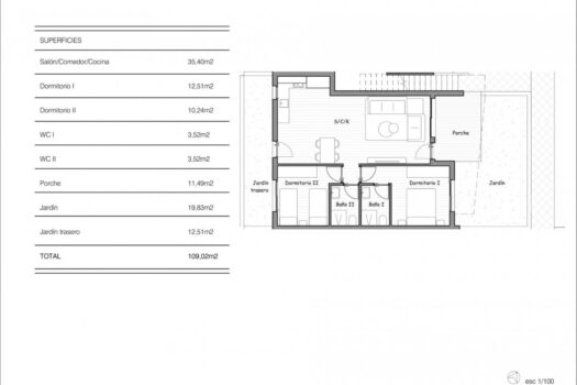 2 bedroom Villa for sale in San Miguel de Salinas