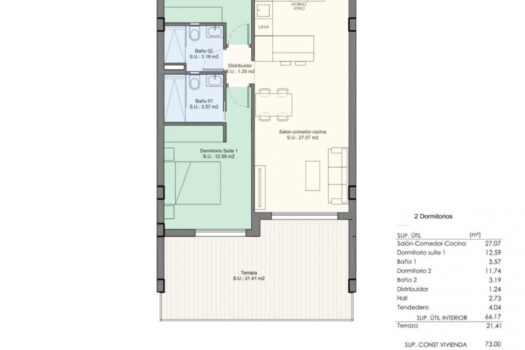 2 bedroom Apartment for sale in Benijofar