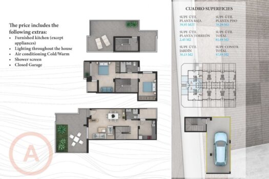2 bedroom Townhouse for sale in La Manga