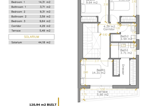 3 bedroom Villa for sale in Los Dolses