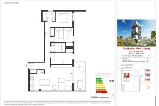 3 bedroom Penthouse for sale in Calpe