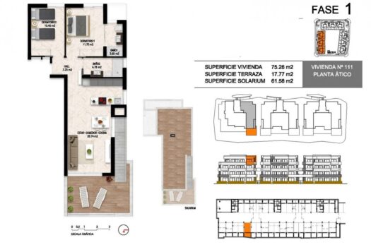 2 bedroom Penthouse for sale in Playa Flamenca