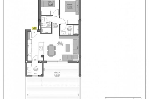 2 bedroom Villa for sale in Algorfa
