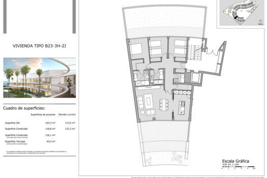 3 Bed Ground Floor Apartment for sale in Estepona, Costa del Sol